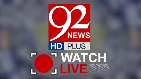 Watch <strong>92 News Live</strong>, Read latest <strong>news</strong> from Pakistan on various topics like International <strong>News</strong>, Sports, Business, Politics Entertainment from <strong>92 News</strong> HD on your Smart Phone. . 92 news live